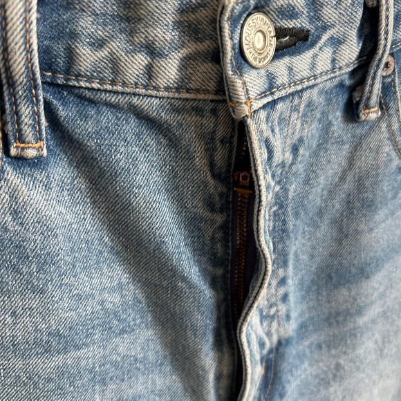 Moussy Denim Wide Leg Flare Cropper Jeans - Picture 3 of 6